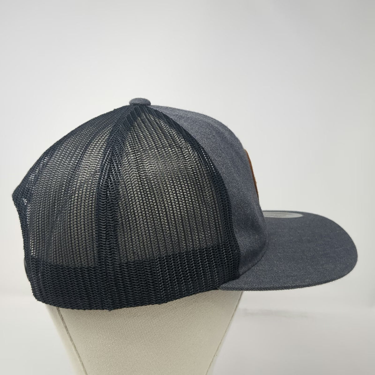 Rip Curl Trucker Hat Gray One Size Mesh Back Snapback Logo Patch High Profile
