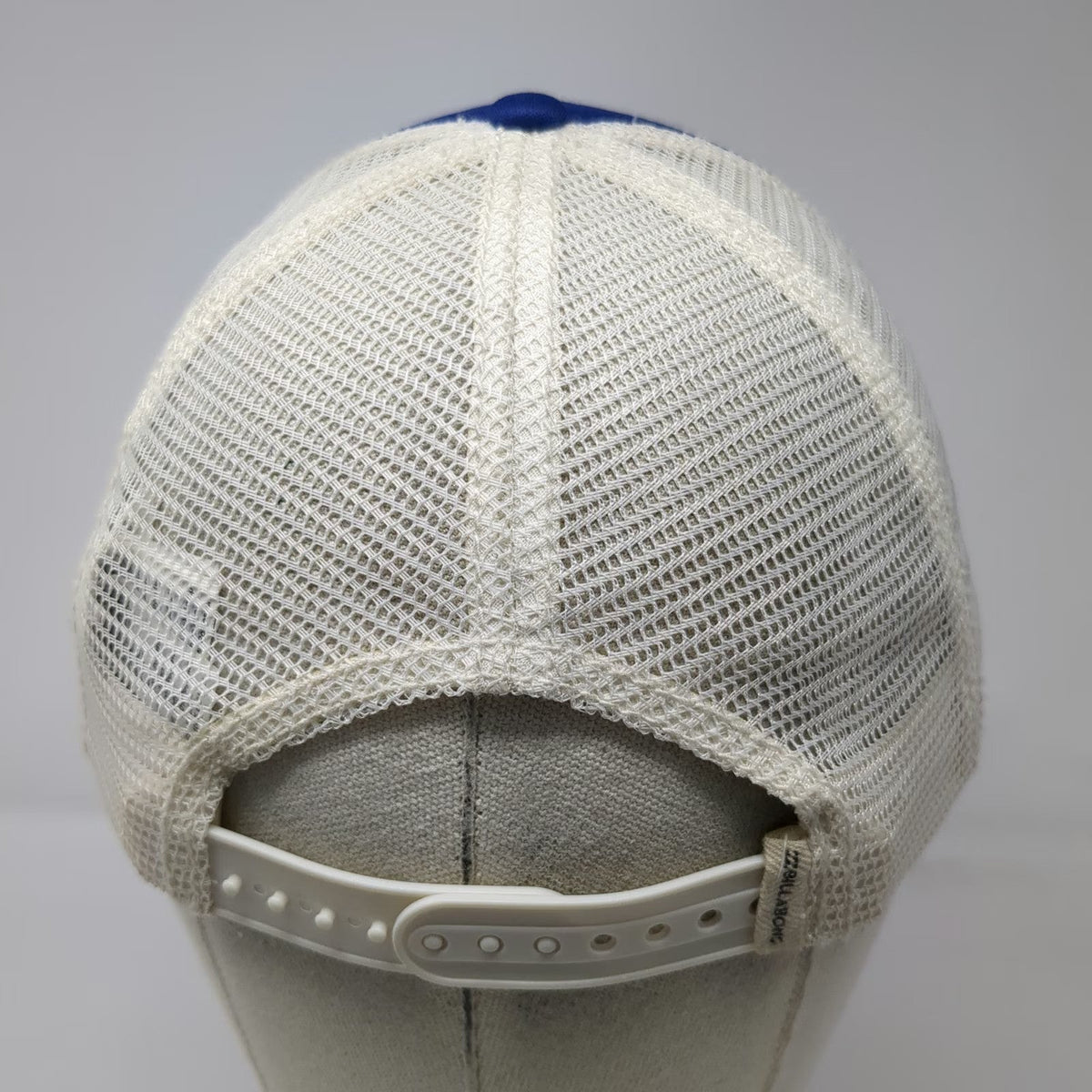 Billabong Trucker Hat Blue One Size Stoked Graphic Mesh Back Snapback Surf Cap