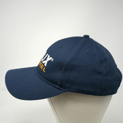 Port & Company Baseball Cap Blue One Size Helix Steel Logo Cotton Strapback Hat