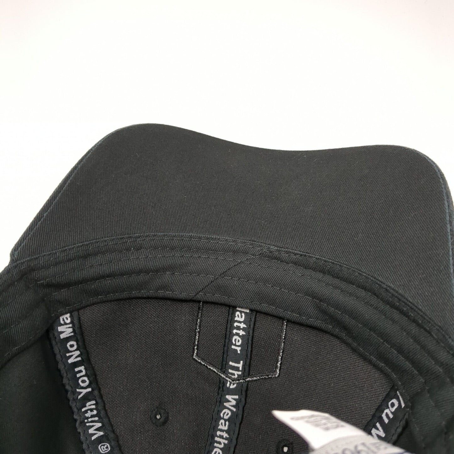 AgRisk Advisors Strapback Hat Black One Size Embroidered Patch Ouray