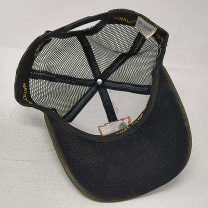 R&R Uniform Trucker Hat Green XL National Park Service Mesh Snapback USA Vintage