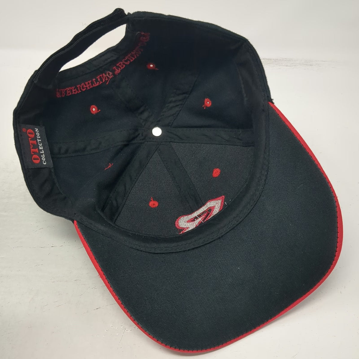 OTTO Baseball Cap Black One Size Rosenbauer Firefighting Technology Flames Hat