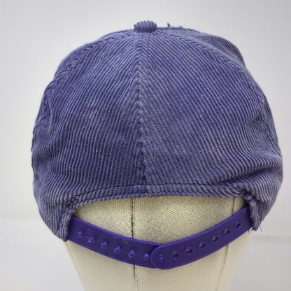 SCI Ski Country Imports Trucker Purple One Size Corduroy Sun Valley Hat Snapback