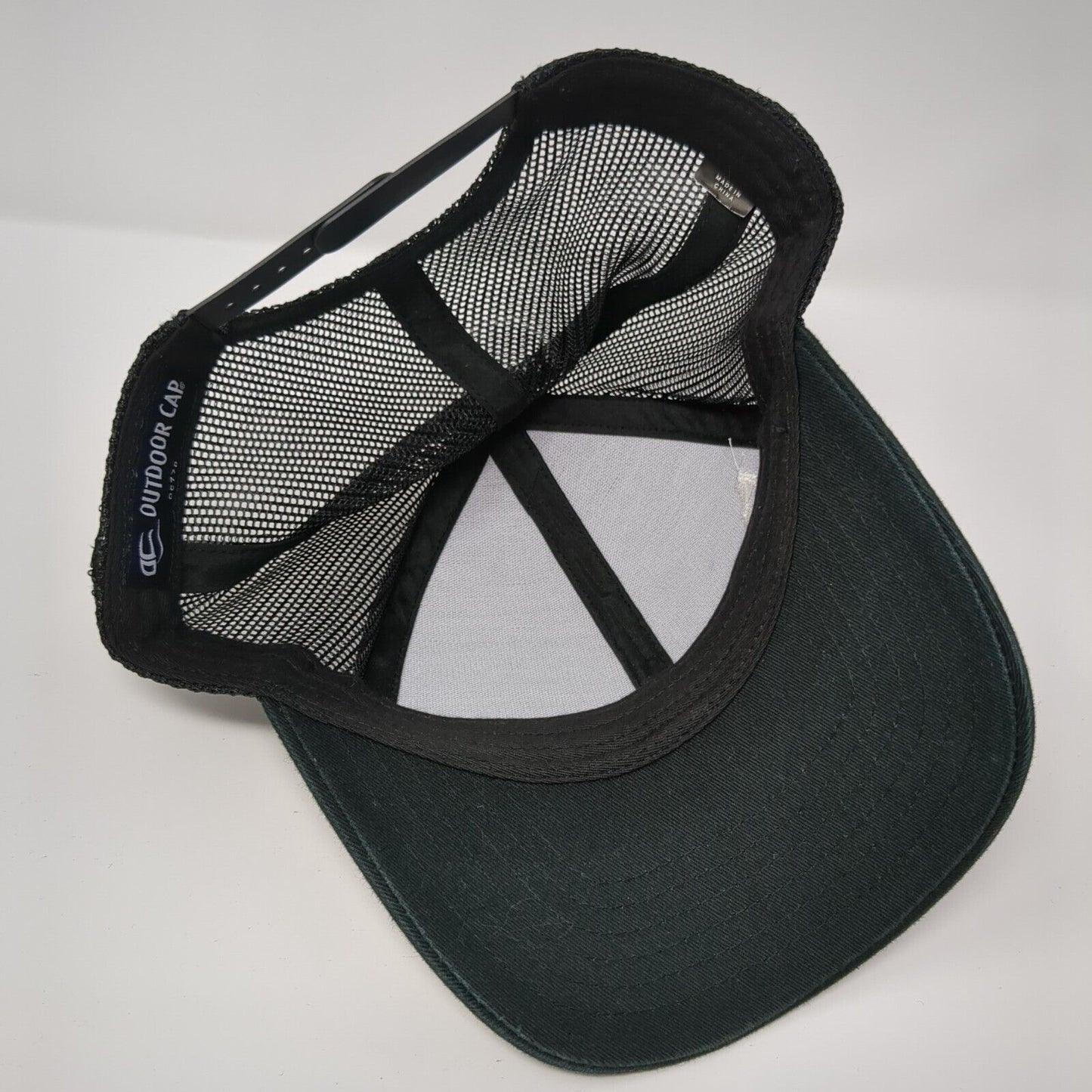 Idaho Summit Snapback Trucker Hat Black One Size Mesh Back Outdoor Cap