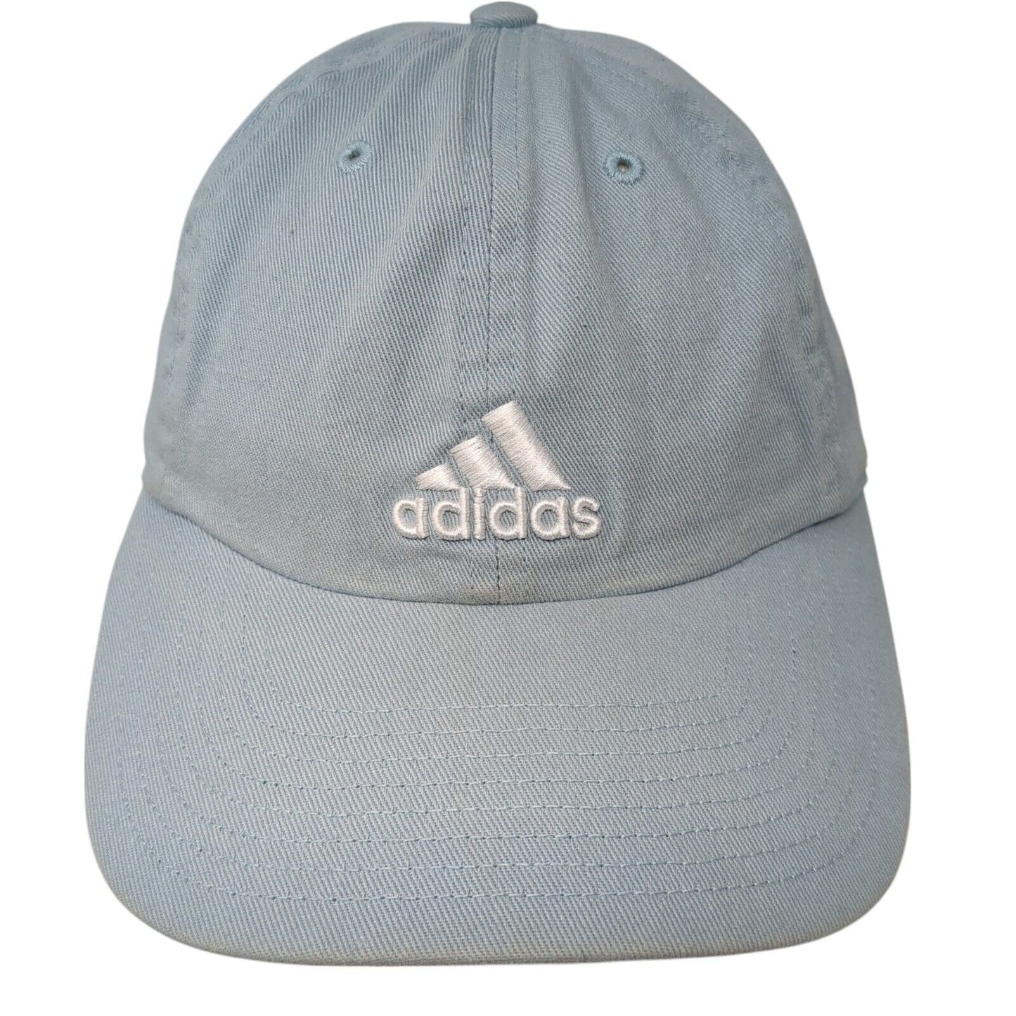 Adidas 3 Stripes Slideback Hat Blue One Size Embroidered Climalite