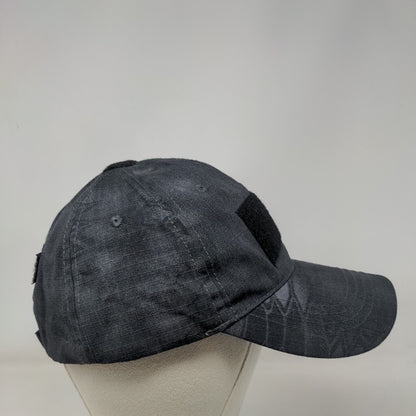 Unbranded Strapback Hat Gray One Size Adjustable 6 Panel Vent Holes