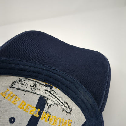 The Best Marine Is A Submarine Strapback Hat Blue One Size Veteran