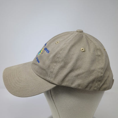 Port Authority Baseball Cap Brown One Size 2004 Gerber Open Memorial Cotton Hat