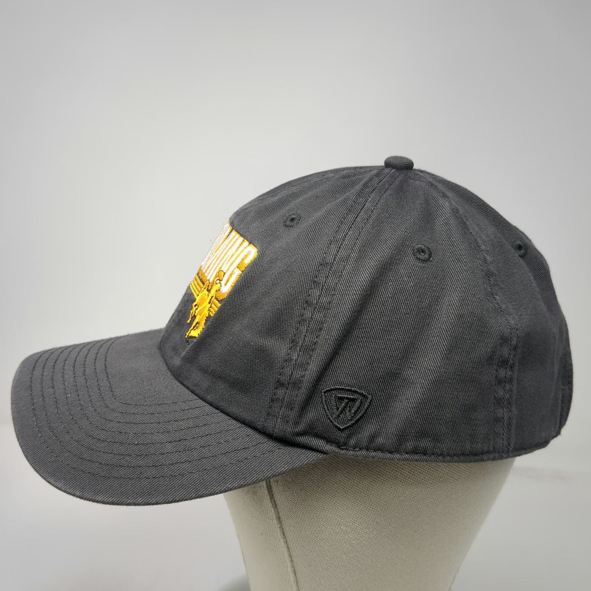 Top of the World Wyoming Cowboys NCAA Gray Gold White One Size Cap Adjustable