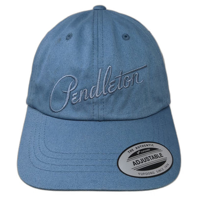 Pendleton Baseball Cap Blue Gray OS Slideback Cotton Embroidered Logo Hat W/Tags