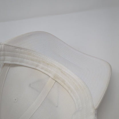 Columbia PFG Patch Snapback Trucker Hat White One Size Mesh Back Solid
