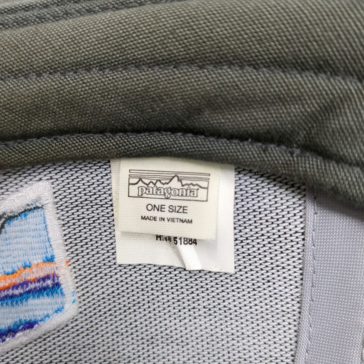 Patagonia Trucker Hat Gray One Size Mesh Snapback Fitz Roy Mountain Logo Hat