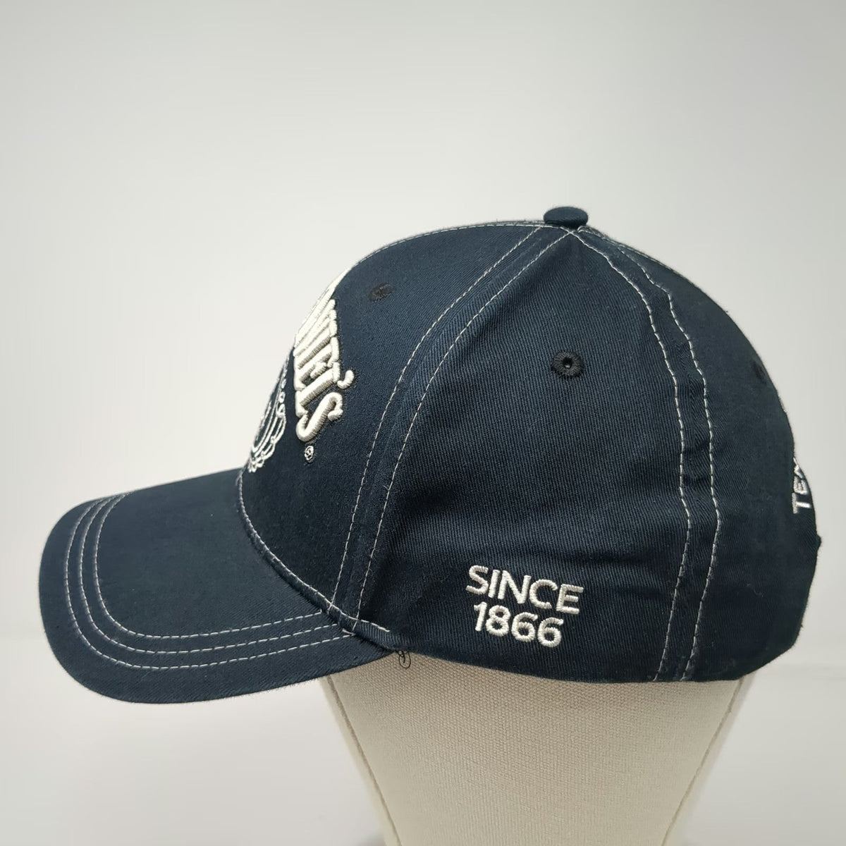 F&M Co Jack Daniel's Baseball Cap Blue One Size Slideback Embroidered Hat