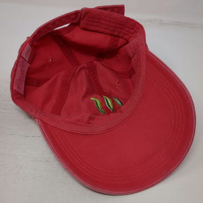 Ahead Baseball Cap Red One Size El Camaleon Mayakoba Golf Course Embroidered Hat