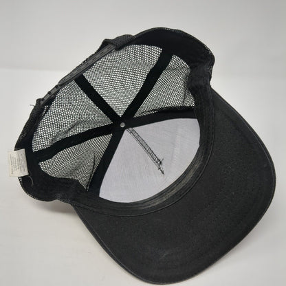 Santa Cruz Snapback Trucker Hat Black One Size Mesh Back Adjustable