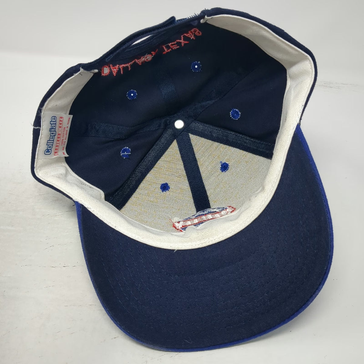 Collegiate Blue Baseball Cap One Size Utility International Dallas Texas Hat
