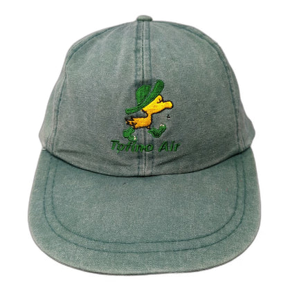 AJM Torino Air Duck Mascot Green Baseball Cap One Size Leather Strap Hat