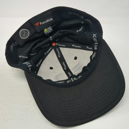 Philadelphia Flyers NHL Fanatics Black M Cap A-Flex Tonal Stretch Fit Logo Hat