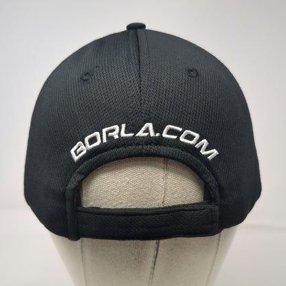 Borla Baseball Cap Black One Size Performance Mesh Strapback Exhaust Logo Hat