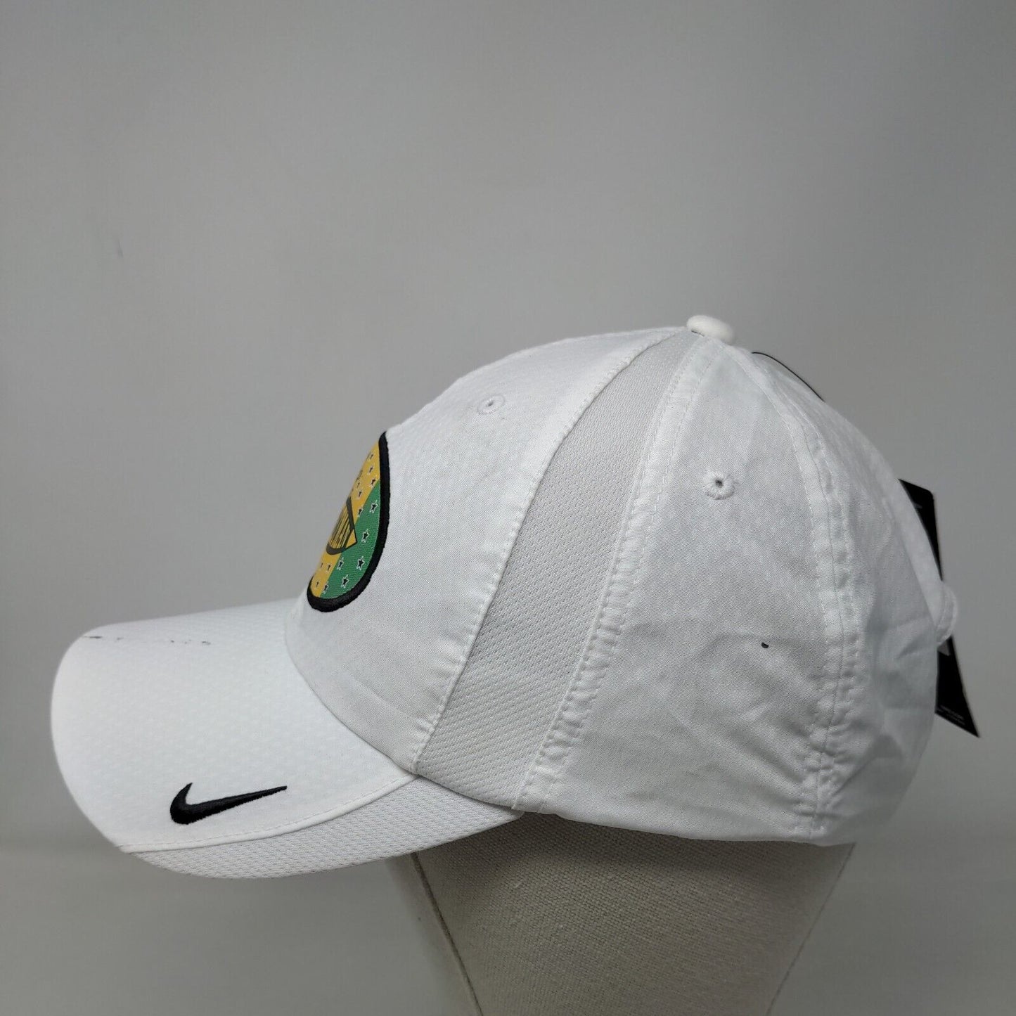 Rocketman Adult Unisex Strapback Golf Hat White OSFM Heritage86 Dri-Fit W/Tags