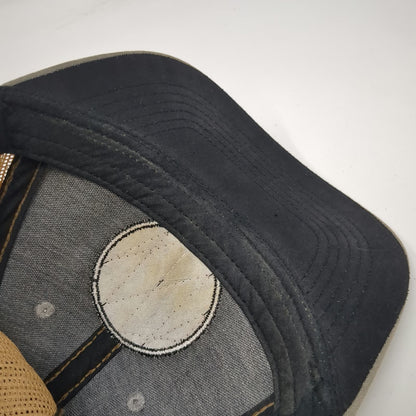 George Trucker Hat Brown One Size Hit The Trails Bicycle Mountain Patch Mesh
