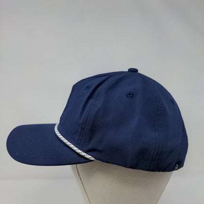 Invitational Snapback Swannies Golf Hat Blue OSFA Adjustable Embroidered