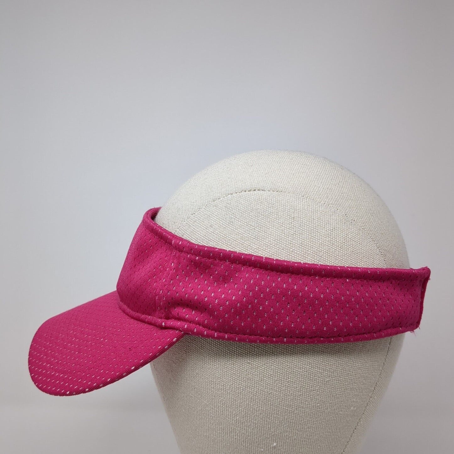 Augusta Sportswear Adult Golf Sun Visor Hat Pink OS Adjustable Blank Polyester