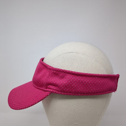 Augusta Sportswear Adult Golf Sun Visor Hat Pink OS Adjustable Blank Polyester
