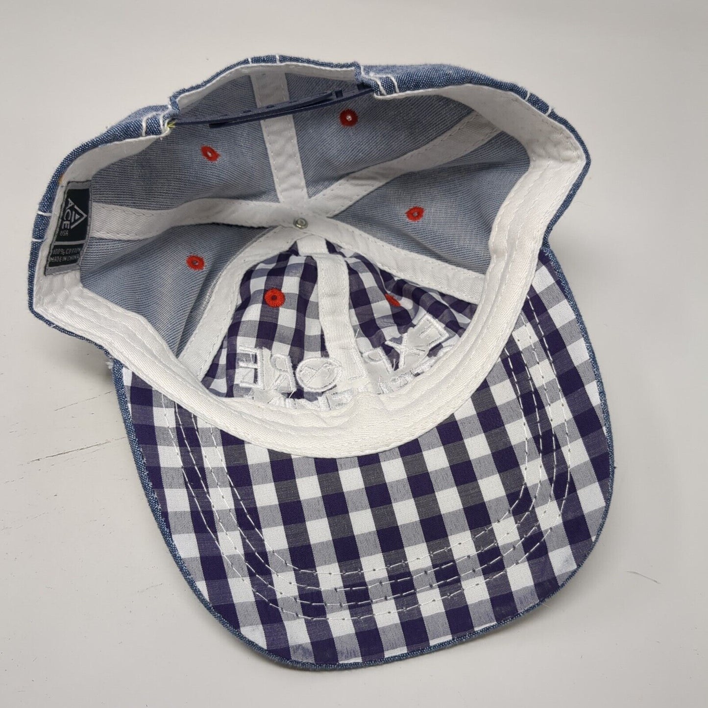 Explore Stehekin Snapback Hat Blue One Size Adjustable Embroidered ACE