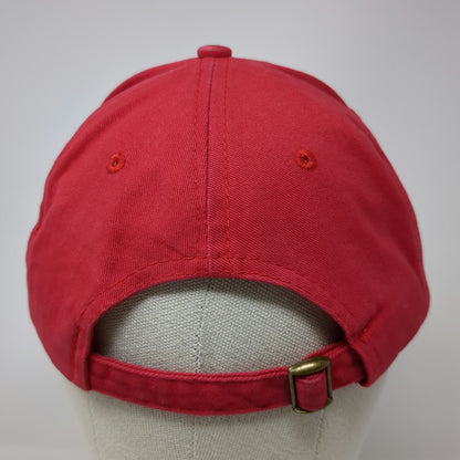 Jack Daniels Baseball Cap Red One Size Tennessee Fire Adjustable Slideback Hat