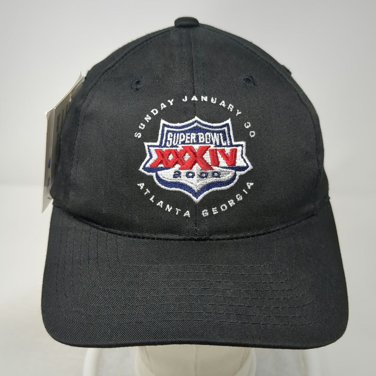 Logo Athletic Snapback Black One Size Super Bowl XXXIV 2000 Atlanta Georgia Hat