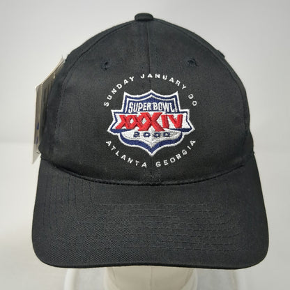 Logo Athletic Snapback Black One Size Super Bowl XXXIV 2000 Atlanta Georgia Hat