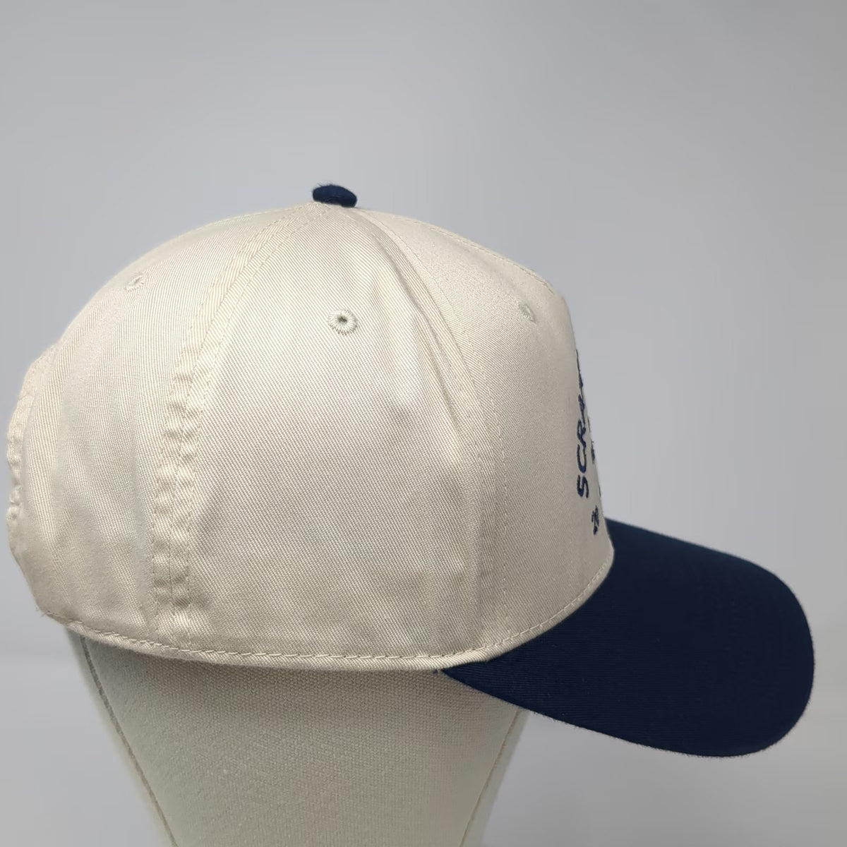 Otto 5 Panel Beige Blue One Size Snapback Hat Boise Scratch Capital Wealth