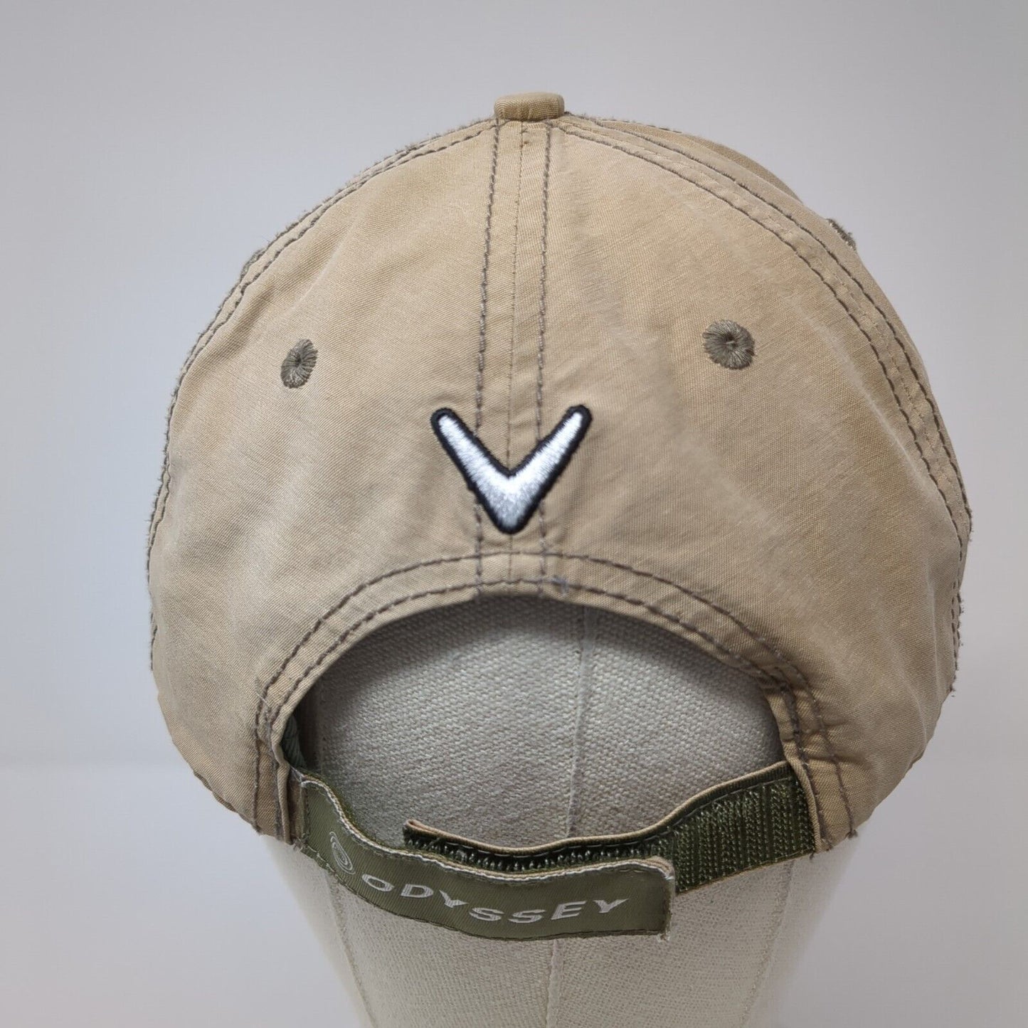 Callaway Strapback Baseball Cap Brown One Size Adjustable Embroidered New Era