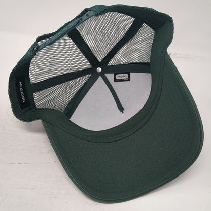 Brixton Trucker Hat Green White One Size Mesh Snapback Quality Supply Co
