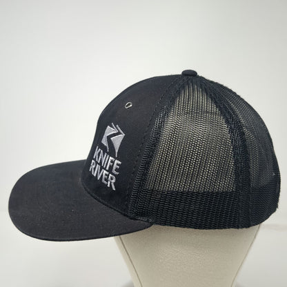 Richardson Trucker Hat Black One Size Knife River Mesh Snapback Workwear Cap