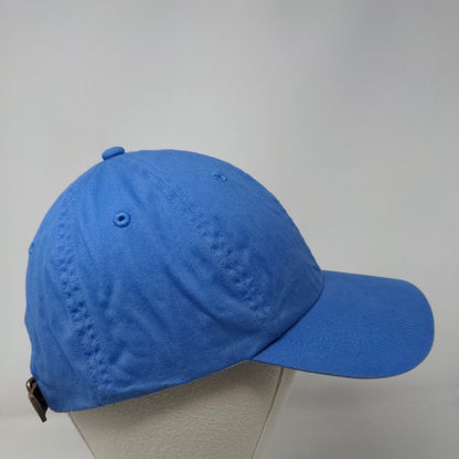 Toppers Slideback Hat Blue One Size Adjustable Leather Strap Blank