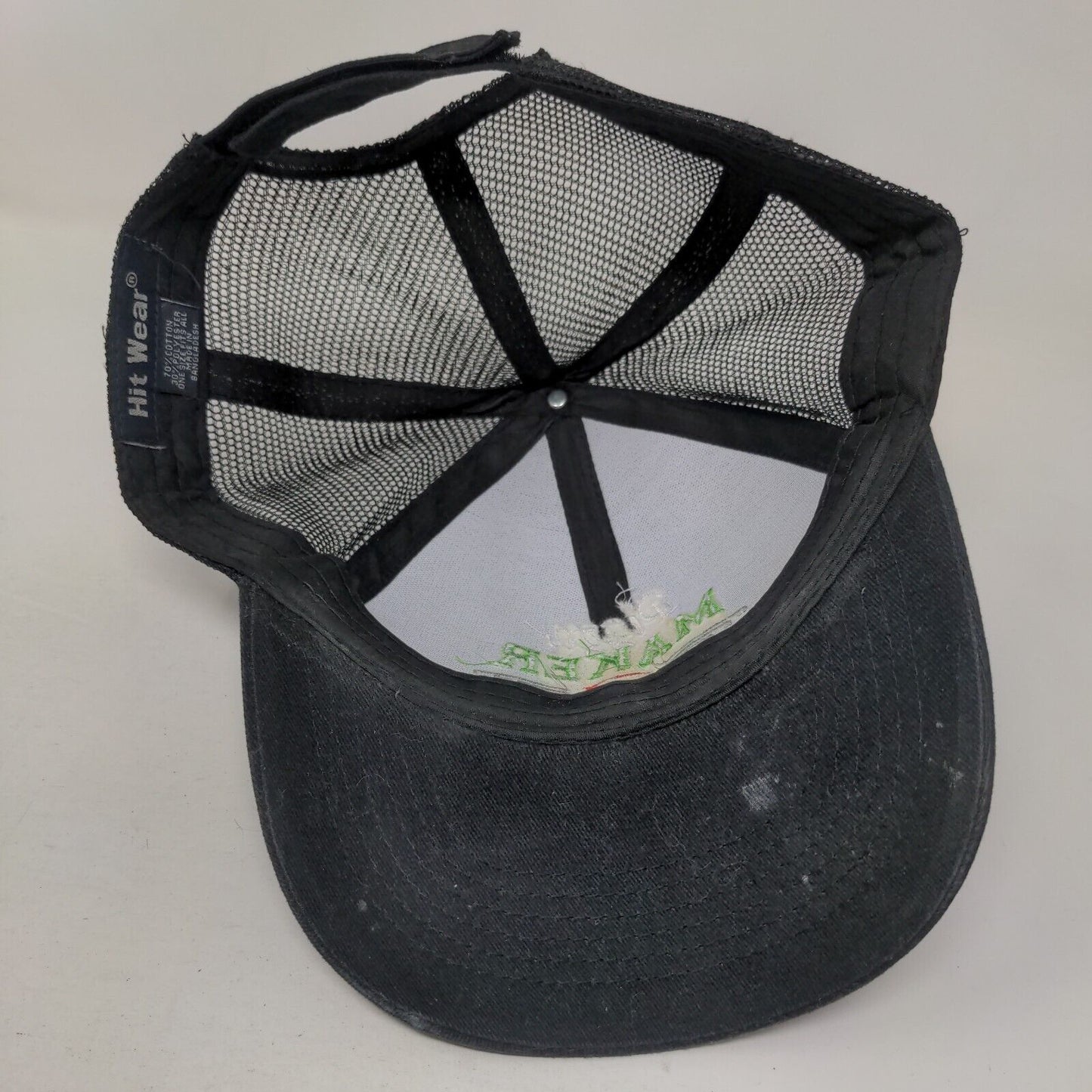 Pizza Maker Sbarro Strapback Mesh Back Trucker Hat Black OSFA Hit Wear
