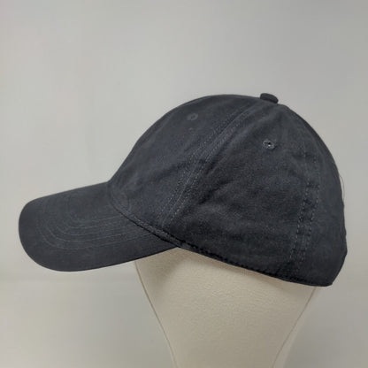 Unbranded Men's Slideback Hat Black Soot Sie OSFM Blank Adjustable