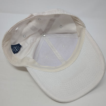 George Strapback Hat White One Size Solid Adjustable Blank Outdoor