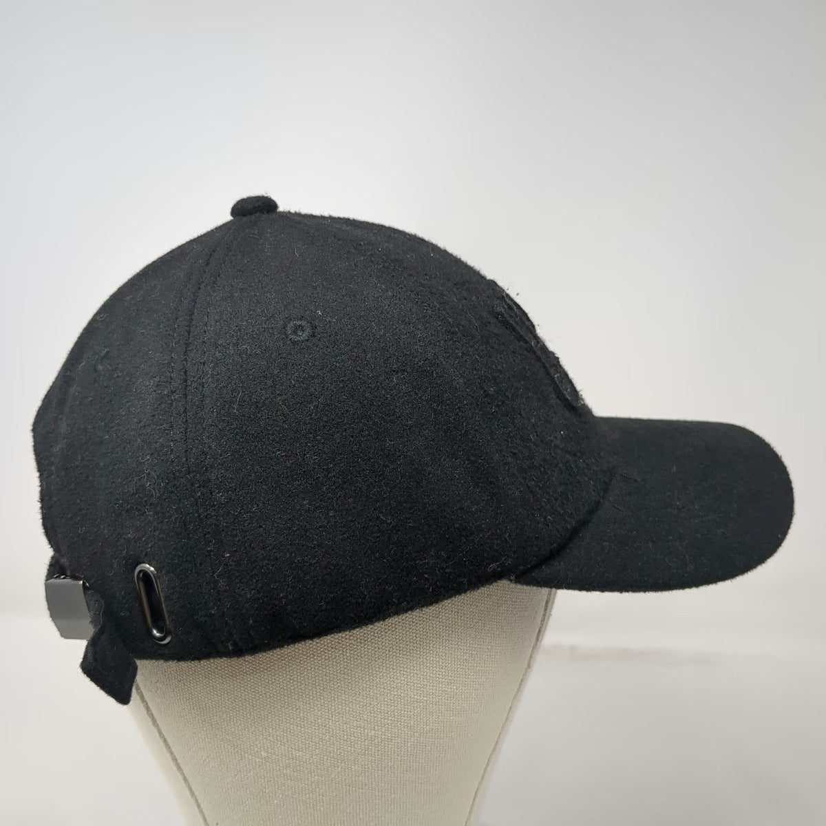 Old Navy Baseball Cap Black One Size USA Embroidery Slideback Curved Brim Hat