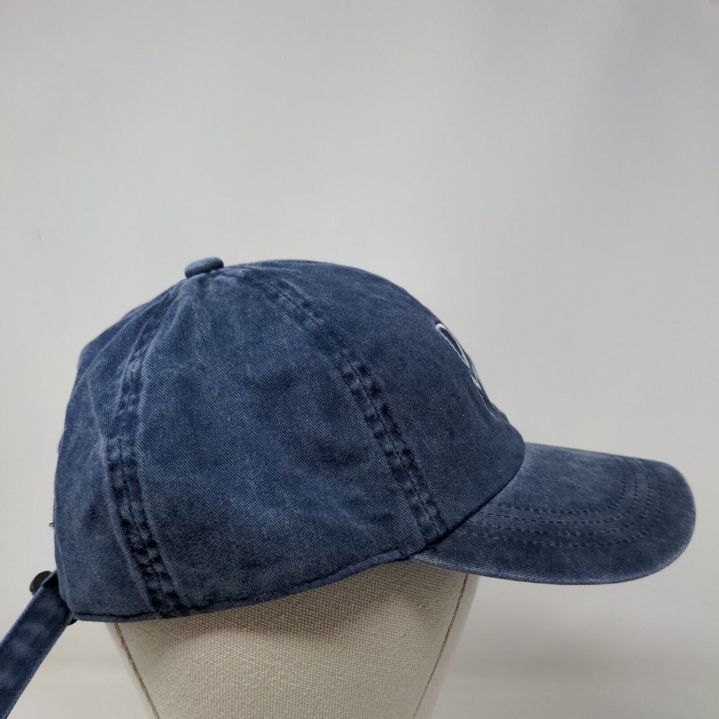 Dog Mom Slideback Hat Blue OSFM Embroidered Adjustable David And Young