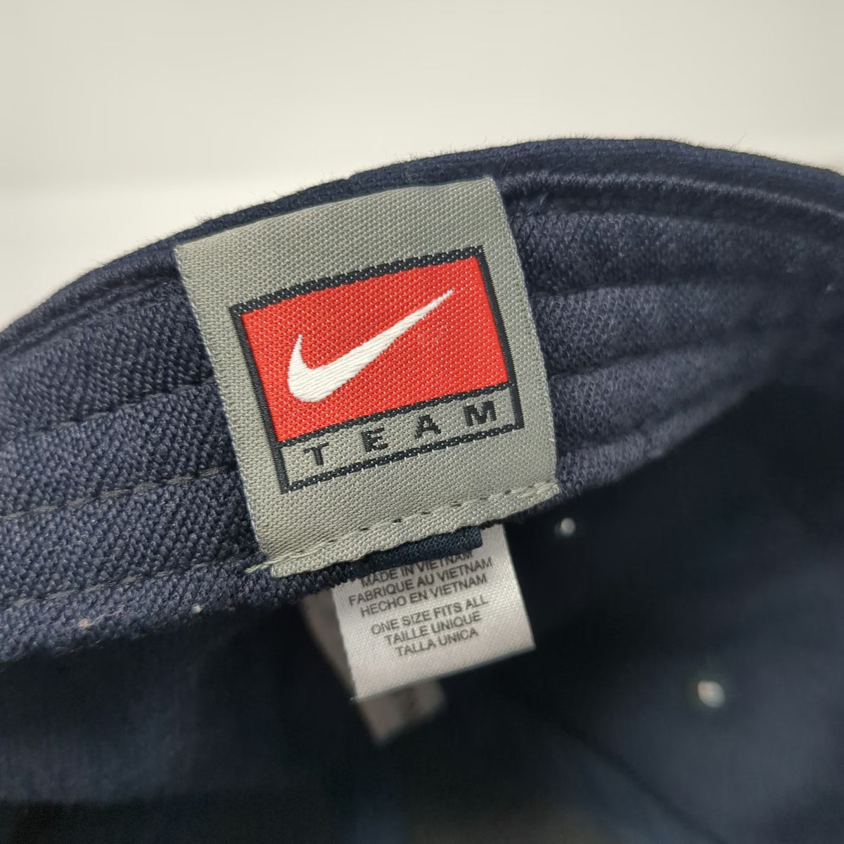 New York Yankees MLB Nike Baseball Cap Blue One Size Arched Lettering Swoosh Hat
