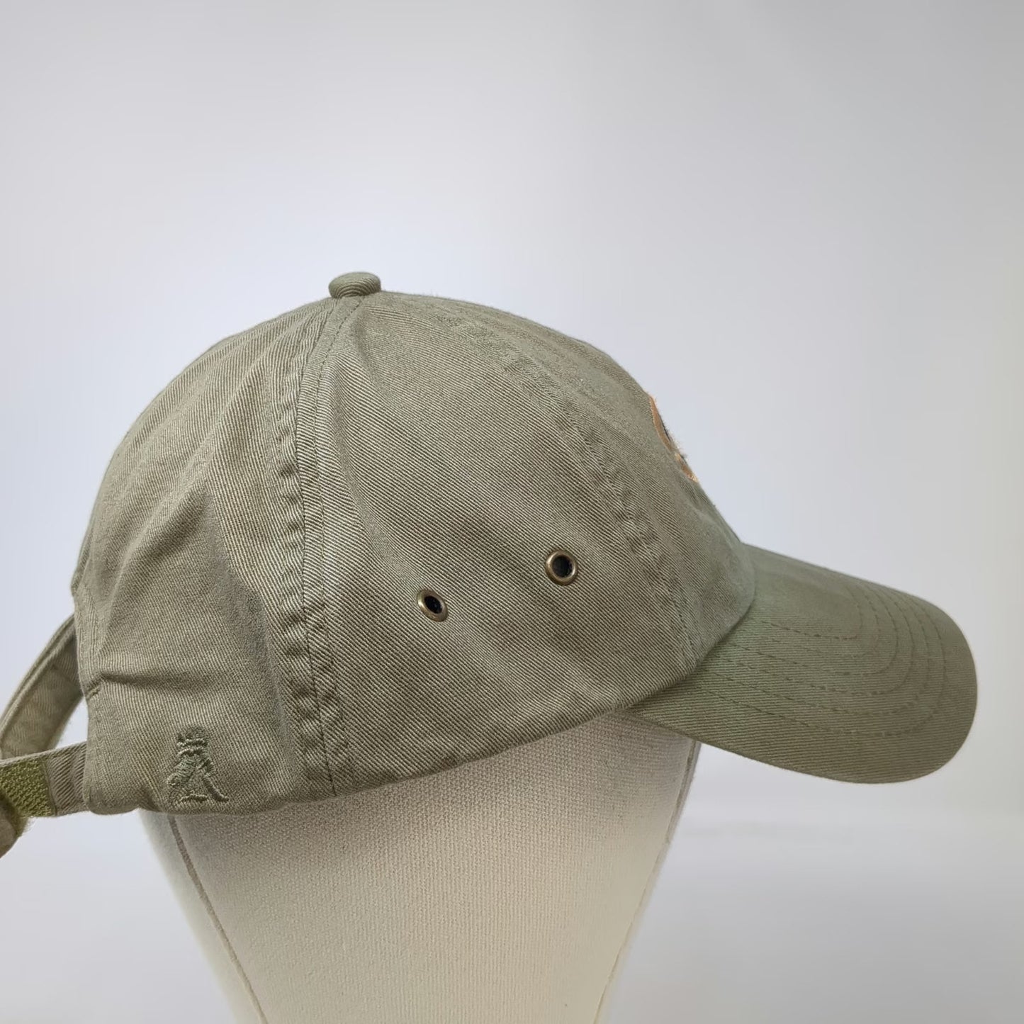 Royal Baseball Cap Green One Size Ocean Beach Embroidery Strapback Cotton Hat