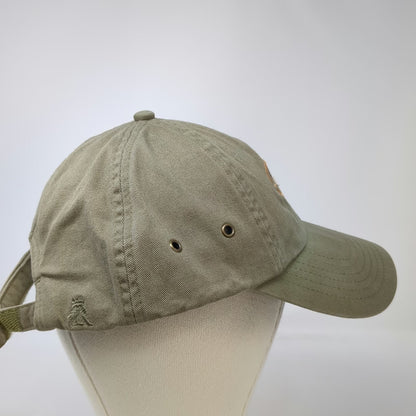 Royal Baseball Cap Green One Size Ocean Beach Embroidery Strapback Cotton Hat