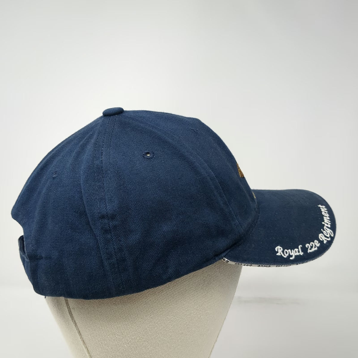 Royal 22e Régiment Baseball Cap Blue One Size Centennial 1914-2014 Beaver Hat