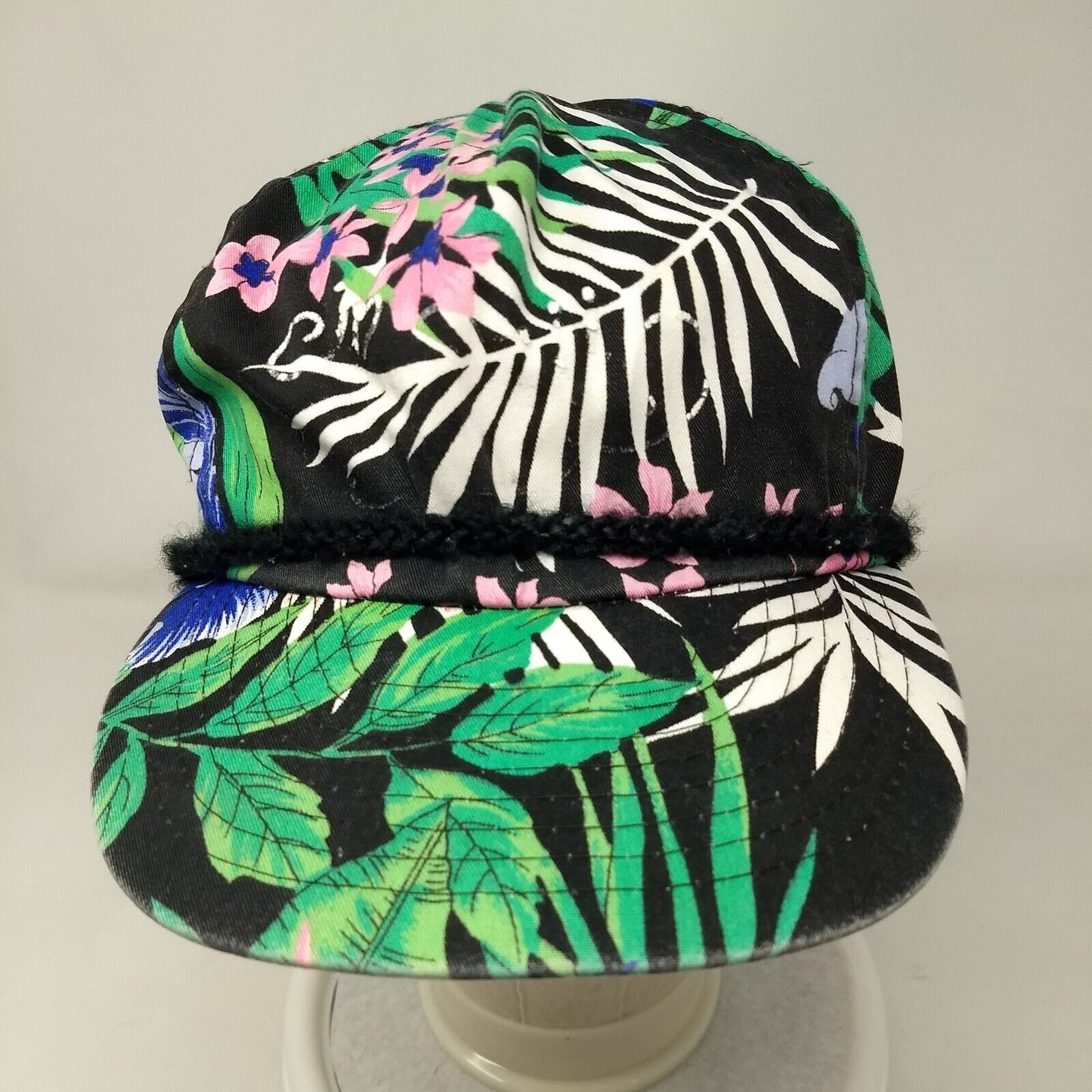 Unbranded Snapback Rope Hat Multi One Size Adjustable Floral Hawaiian