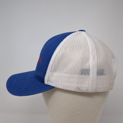 South Orlando Snapback Trucker Hat Blue OS Adjustable Mesh Back Pacific Headwear