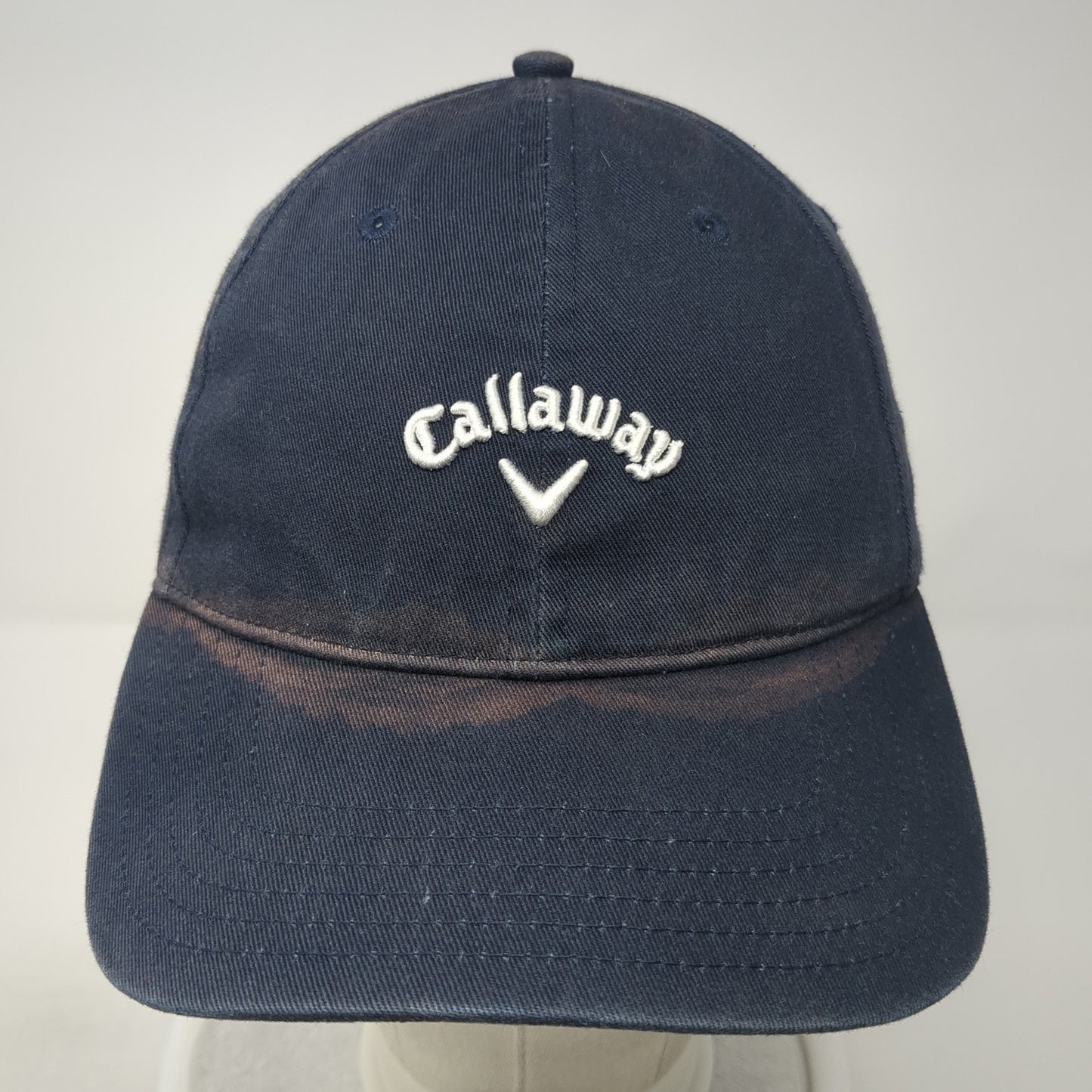 Callaway Slideback Baseball Cap Blue One Size Adjustable Embroidered 6 Panel