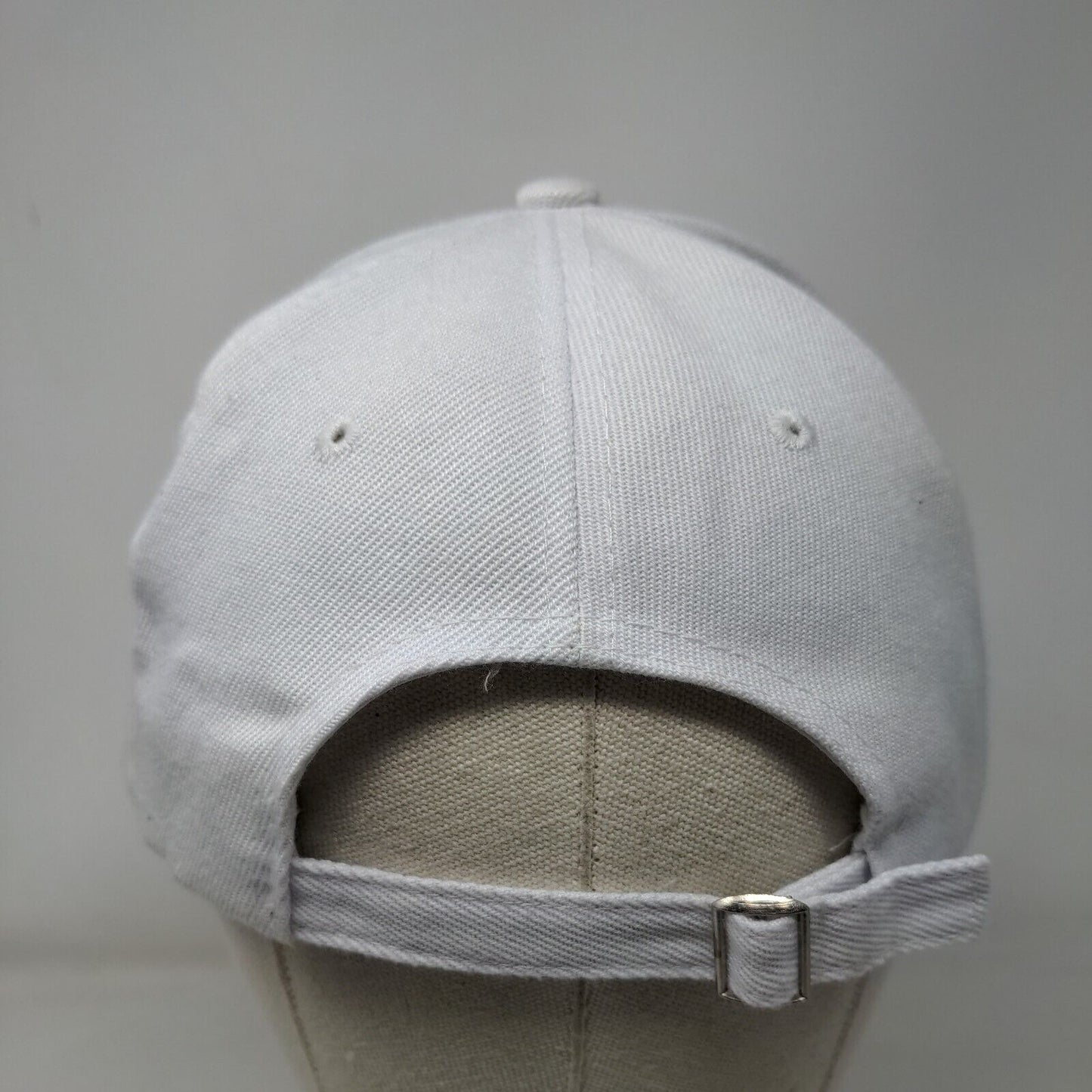Letter A Slideback Hat White One Size Embroidered Oh Whale 6 Panel